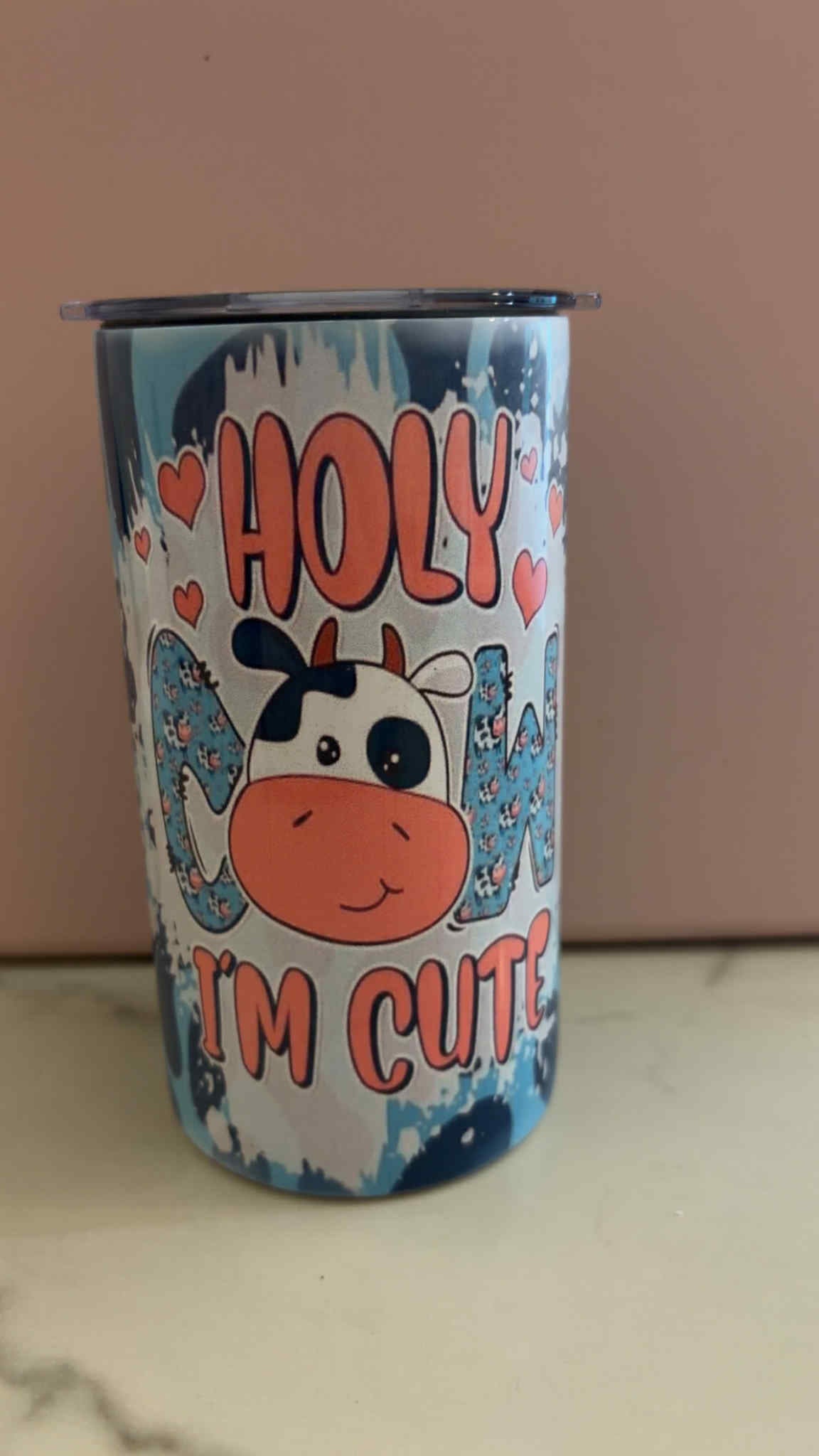 Personalized Kids Stainless Steel Tumbler with Handles
