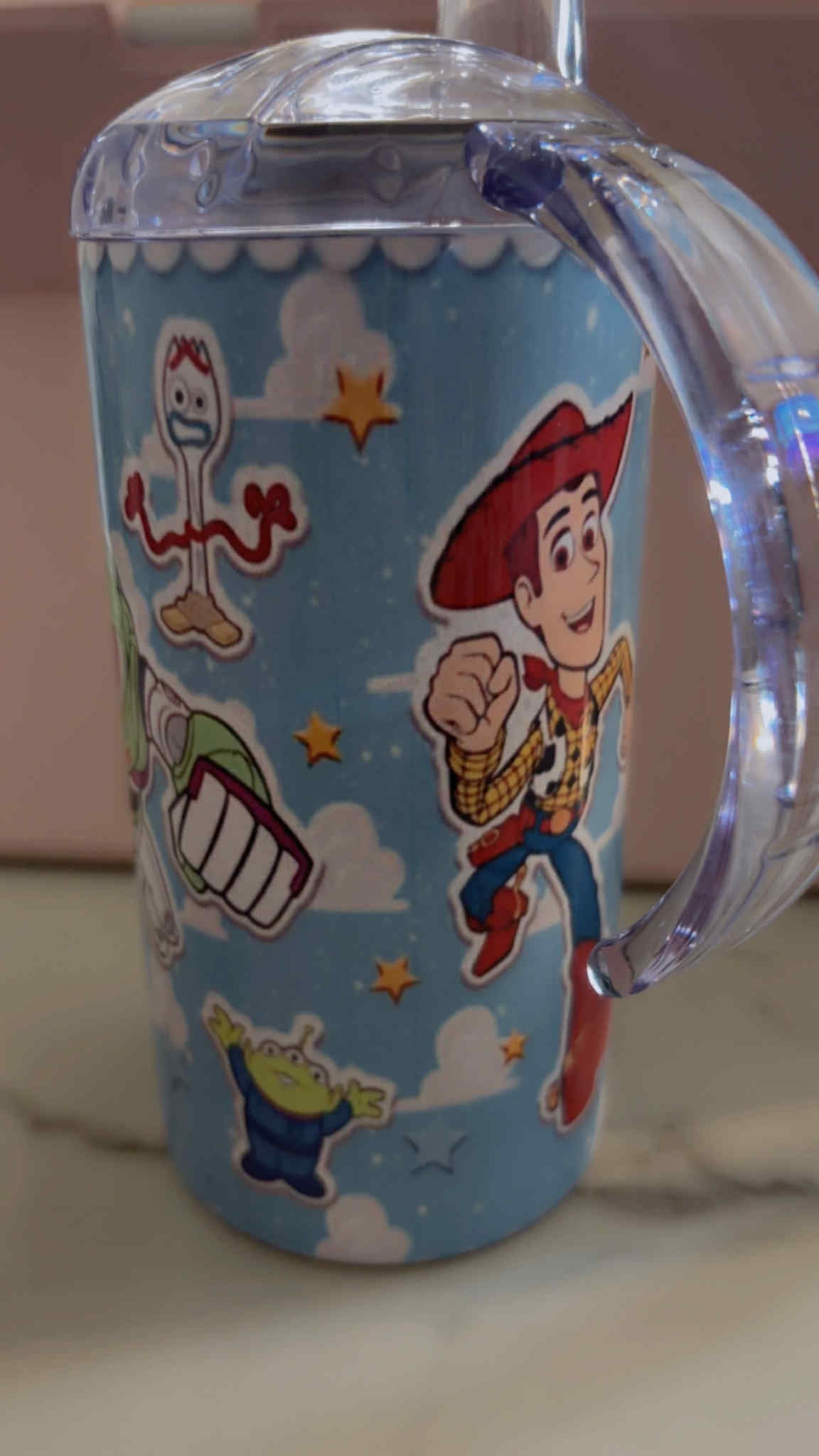 Personalized Kids Stainless Steel Tumbler with Handles