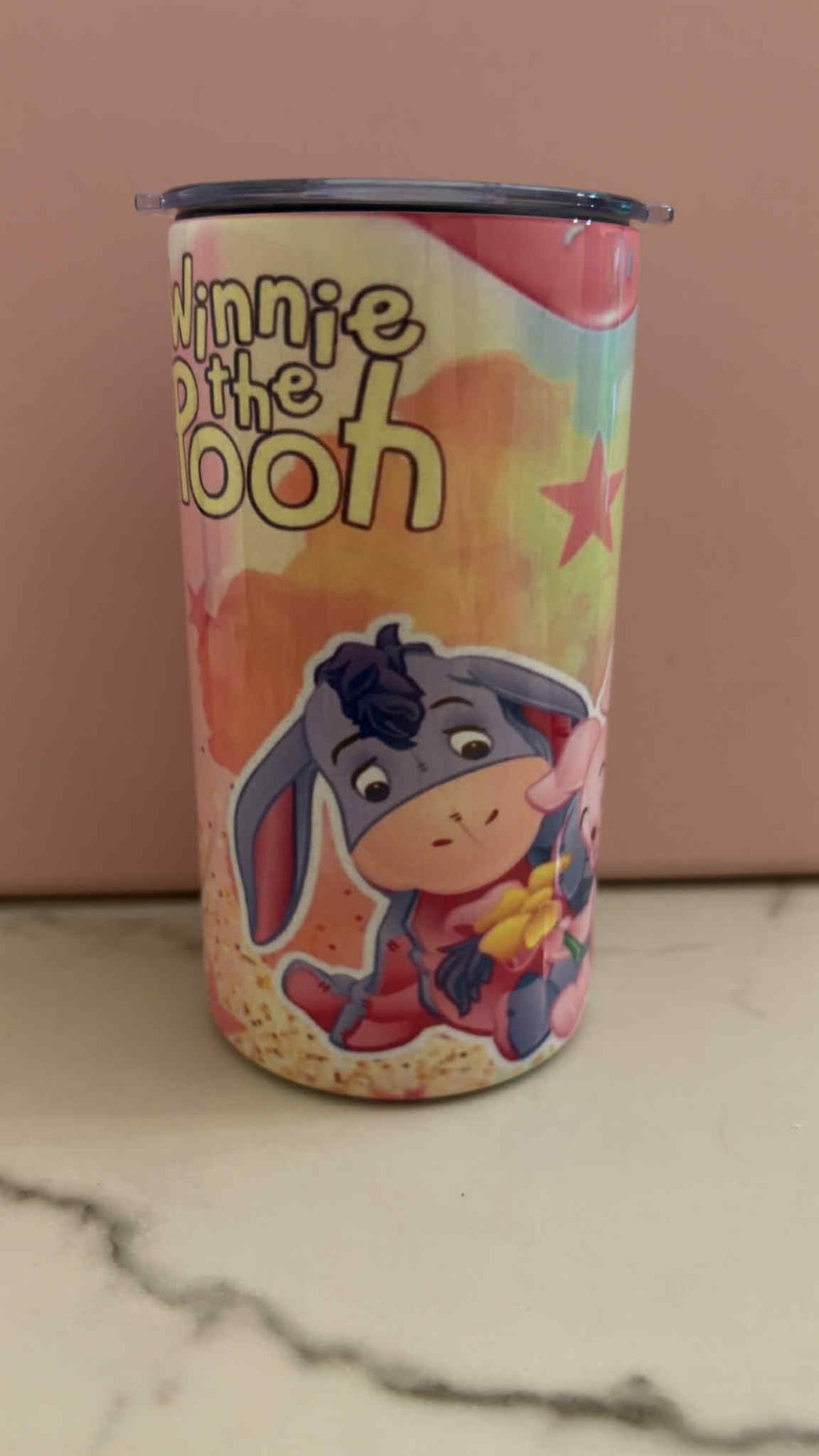 Personalized Kids Stainless Steel Tumbler with Handles