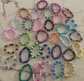 Handmade Glass Beaded Stretch Bracelet